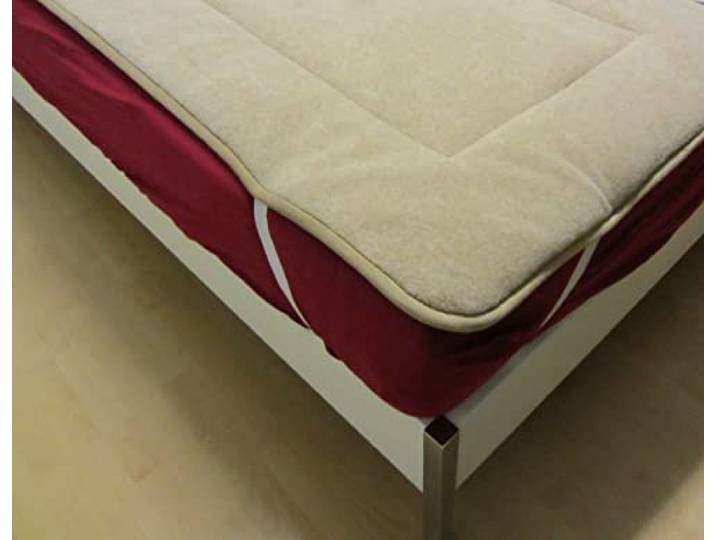 Unterbett Alpaca, Matratzenauflage, Bettauflage, Schonbezug 100% Wolle (90x200)