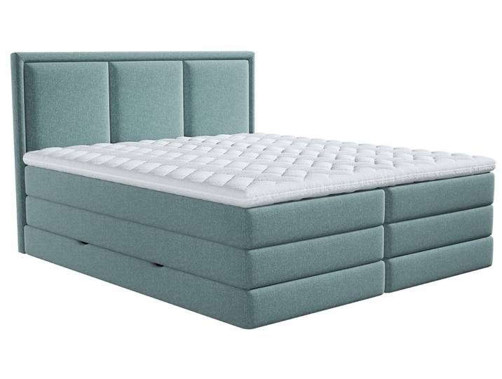 XORA Boxspringbett SWING, türkis, Stoff