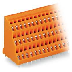 WAGO 737-324 Dreistockklemme 2.50 mm² Polzahl 72 Orange 8 St.