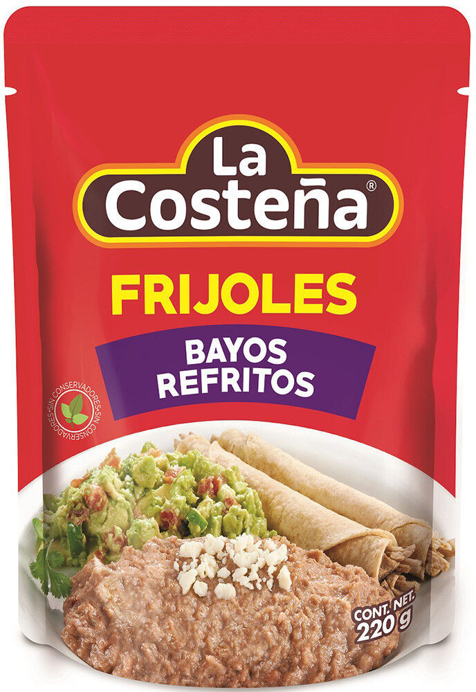 La Costena Refried Pinto Beans Pouch 220g