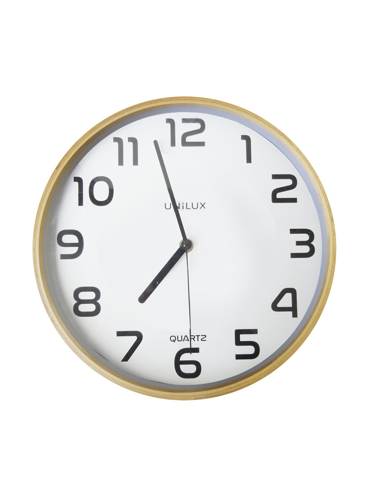 Unilux Baltic Clock white/wood
