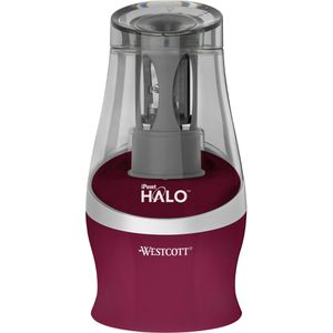 Westcott Spitzmaschine iPoint Halo elektrisch, für Stiftdurchmesser bis 8mm, rot