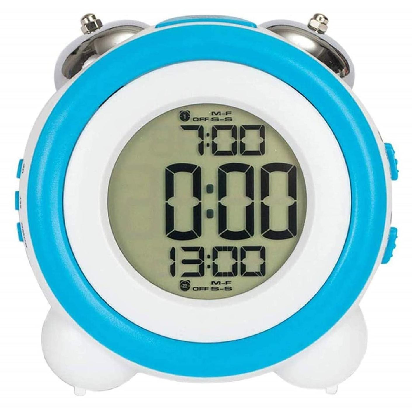 Dripio Digitale wekker met nachtlampje, blauw