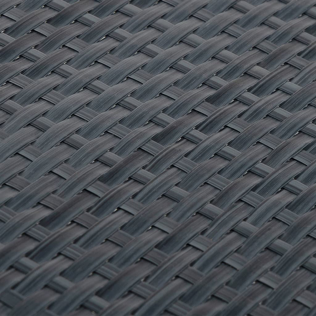 Dakota Fields Catrenia Polyethylene Balcony Privacy Screen Anthracite 500cm W x 90cm D