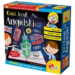 Lisciani Das Spiel ist ein Genie-Quiz in englischer Sprache (Englisch)