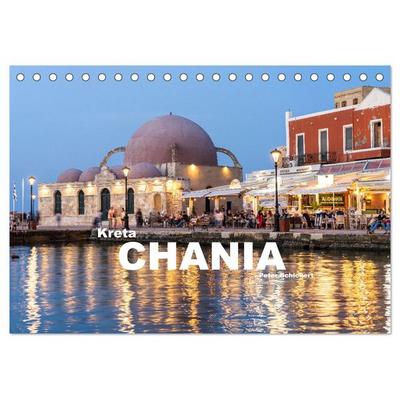 Kreta - Chania (Tischkalender 2026 DIN A5 quer), CALVENDO Monatskalender