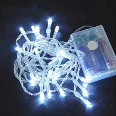 Uplift Picks 10 160 LED Battery Operated String Lights For Christmas And Events white 1 M 10 Leds
