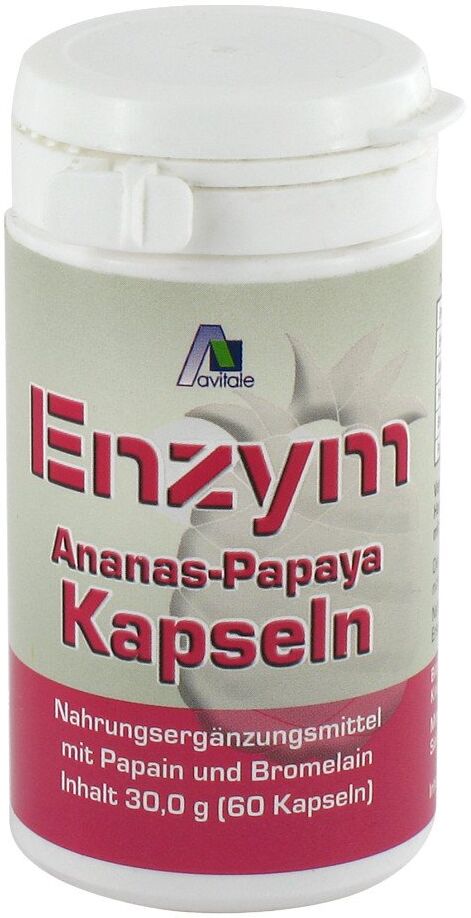 Avitale Enzym Ananas Papaya Kapseln 60stk