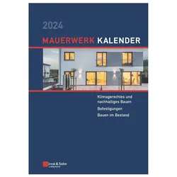 Mauerwerk-Kalender / Mauerwerk-Kalender 2024, Fachbücher von Detleff Schermer, Eric Brehm