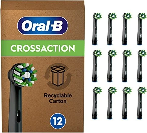 Oral-B Pro CrossAction Aufsteckbürsten 12er (Frustfreie Umverpackung)