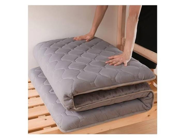 TVANTRUXIS Tatami-Futon-Matratze Grau/Rosa 0,9/1/1,2x2m Schlafzimmer-Campingsofa: Bodennutzung(Grigio,1.2x2m(47x79in))