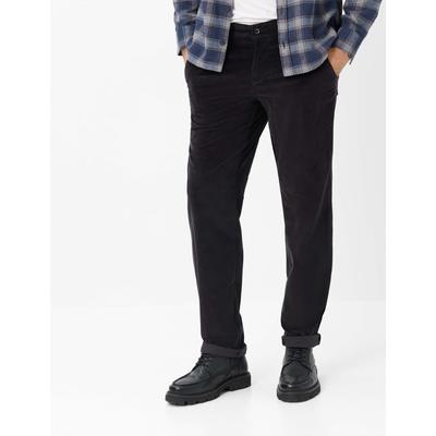Chinohose EUREX BY BRAX "Style THILO", Herren, Gr. 27U, Unterbauchgrößen, schwarz (dunkelgrau), Web, 77% Baumwolle, 22% Lyocell, 1% Elasthan, Hosen Chinohose