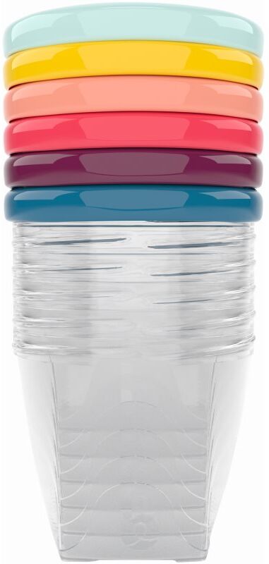 Babymoov Bowls Multicolor bol avec couvercle 6x250 ml