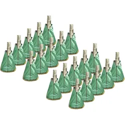 Novatool 20x Säcke für Baumbewässerung 75 Liter Grün Bewässerungsbeutel aus robustem PVC Baumsäcke Bewässerung Baumbewässerung Säcke Wasserbeutel Baum