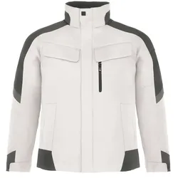 Arbeitsjacke "LARS" - XXL - weiß/anthrazit