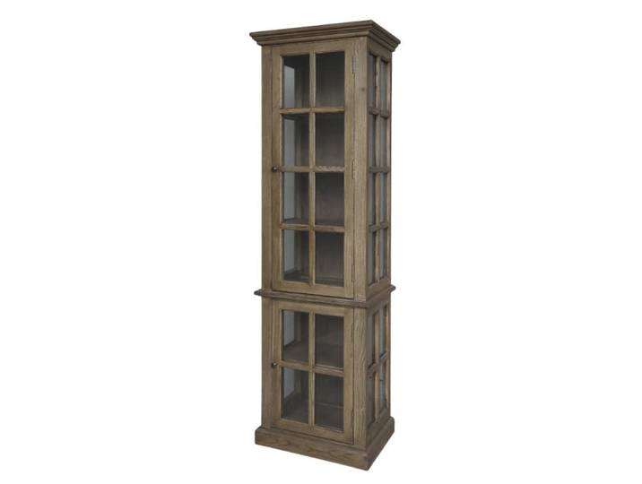 Armoire 2 portes rangement chambre salle de bain bois marron 196cm