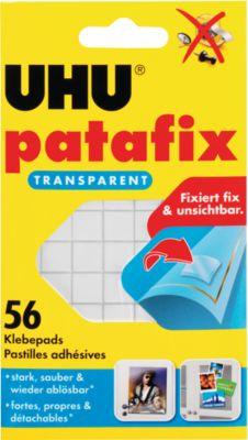 UHU patafix Klebepads, transparent, 56 Stück