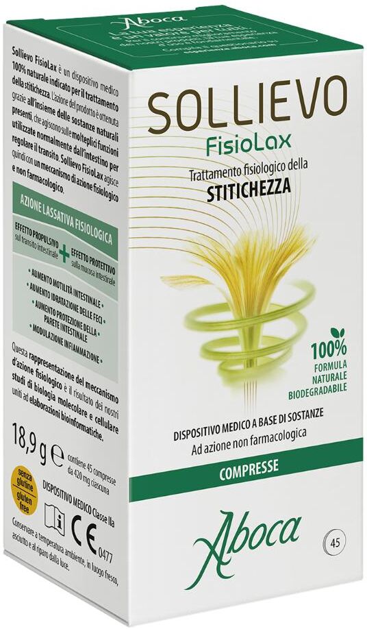 ABOCA SpA SOCIETA' AGRICOLA Aboca Sollievo FisioLax, 45 Compresse
