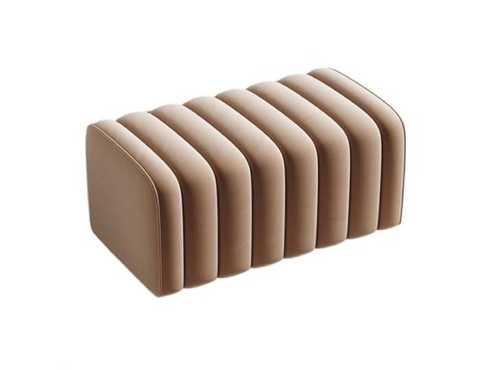 Vfs8dQ5kt Schlafzimmerbank Schuhputzhocker, Hauseingangsbank, einfache Wohnzimmer-Kleiderbank(Khaki,60cm)