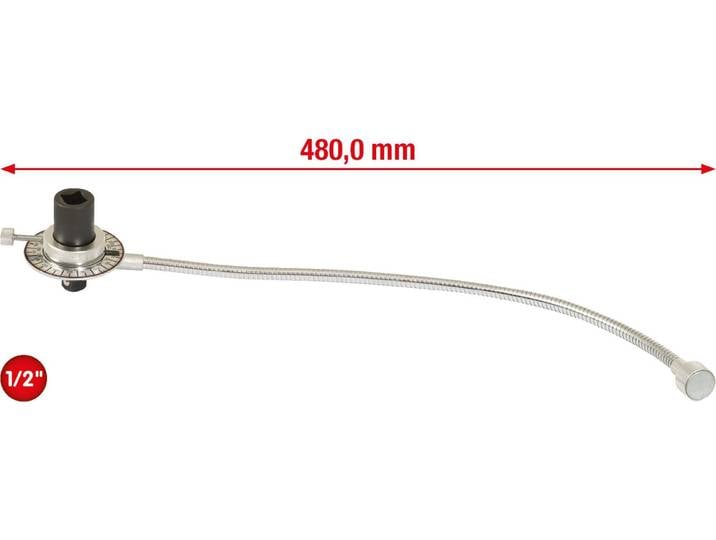 KS Tools disque de mesure d'angle de rotation 1/2\ \, aimant