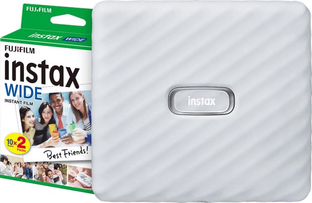 Fujifilm Instax Link WIDE Wit met 2 pakken Instax WIDE film (10 stuks per pak)