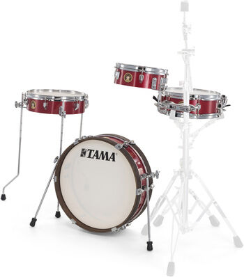 Tama Club Jam Pancake 4pcs Set -BRM Burnt Red Mist