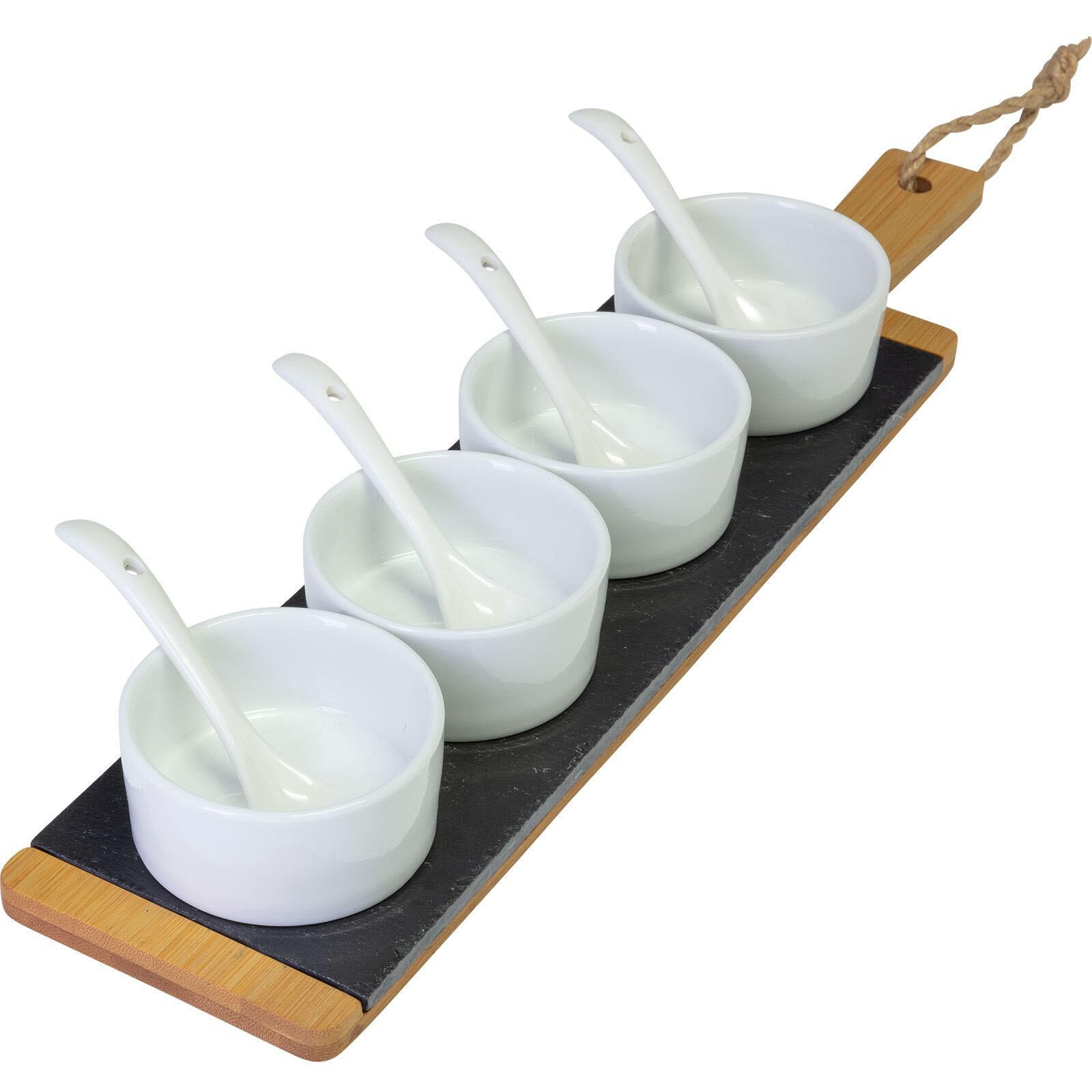 WESTMARK Tapas + Friends Tapas-Set weiß/braun, grau 69662260