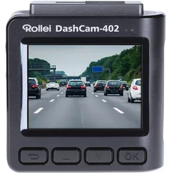 Rollei 402 (Akku, Beschleunigungssensor, GPS-Empfänger, Full HD), Dashcam, Schwarz