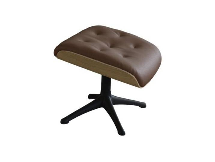 FLEXLUX Fußhocker Volden Beinstütze, pflegeleicht, skandinavisches Design, hoher Komfort, für Beinauflage zur besseren Entspannung, schwarzer Fuß, Holzrahmen