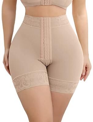 LightInthebox Women's Lace Body Shaper for Women Butt Lifting Shapewear Tummy Control Panties with Hook Closure Home Outfits