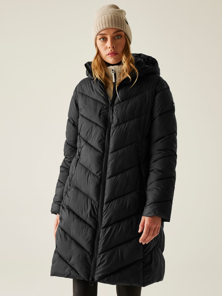Regatta Steppmantel "Anita" in Schwarz - 46