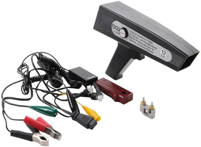 BGS Lampe stroboscopique numérique pour moteurs à essence et diesel ; BGS technic (40107)