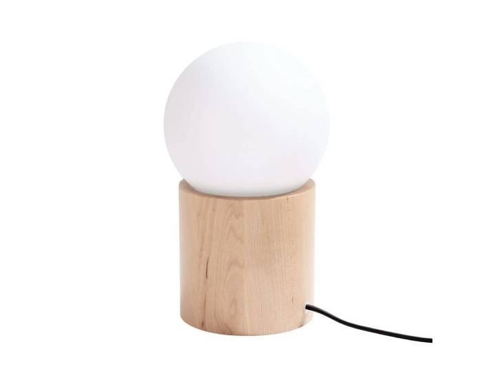 Lampe de table de style scandinave en bois naturel