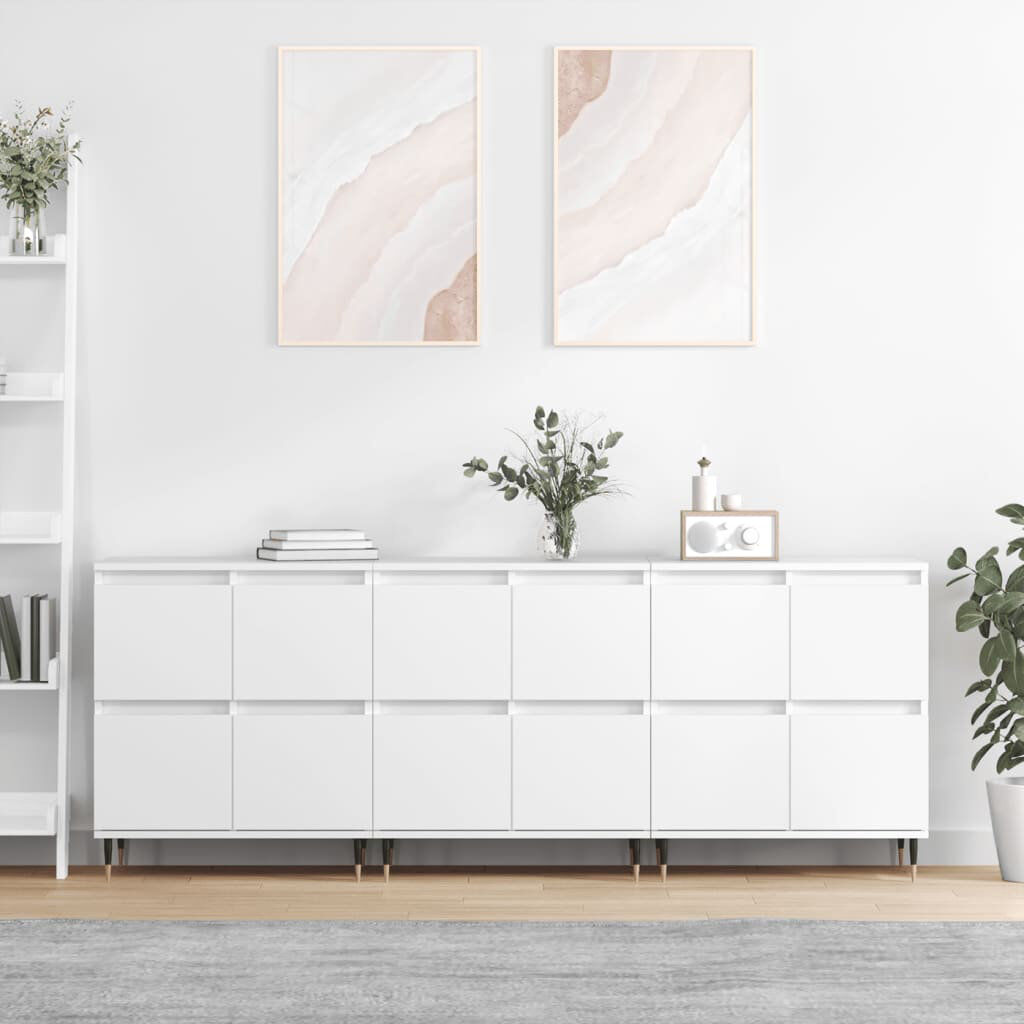 17 Stories Nayonna 180cm Sideboard White 70cm H X 180cm W X 35cm D