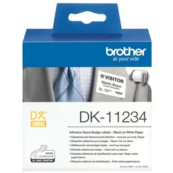 Brother DK11234 - Papier - selbstklebend - Schwarz auf Weiß
