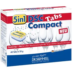 Dr. Schnell DSC Compact Tabs Geschirrspülmittel 40 Tabs