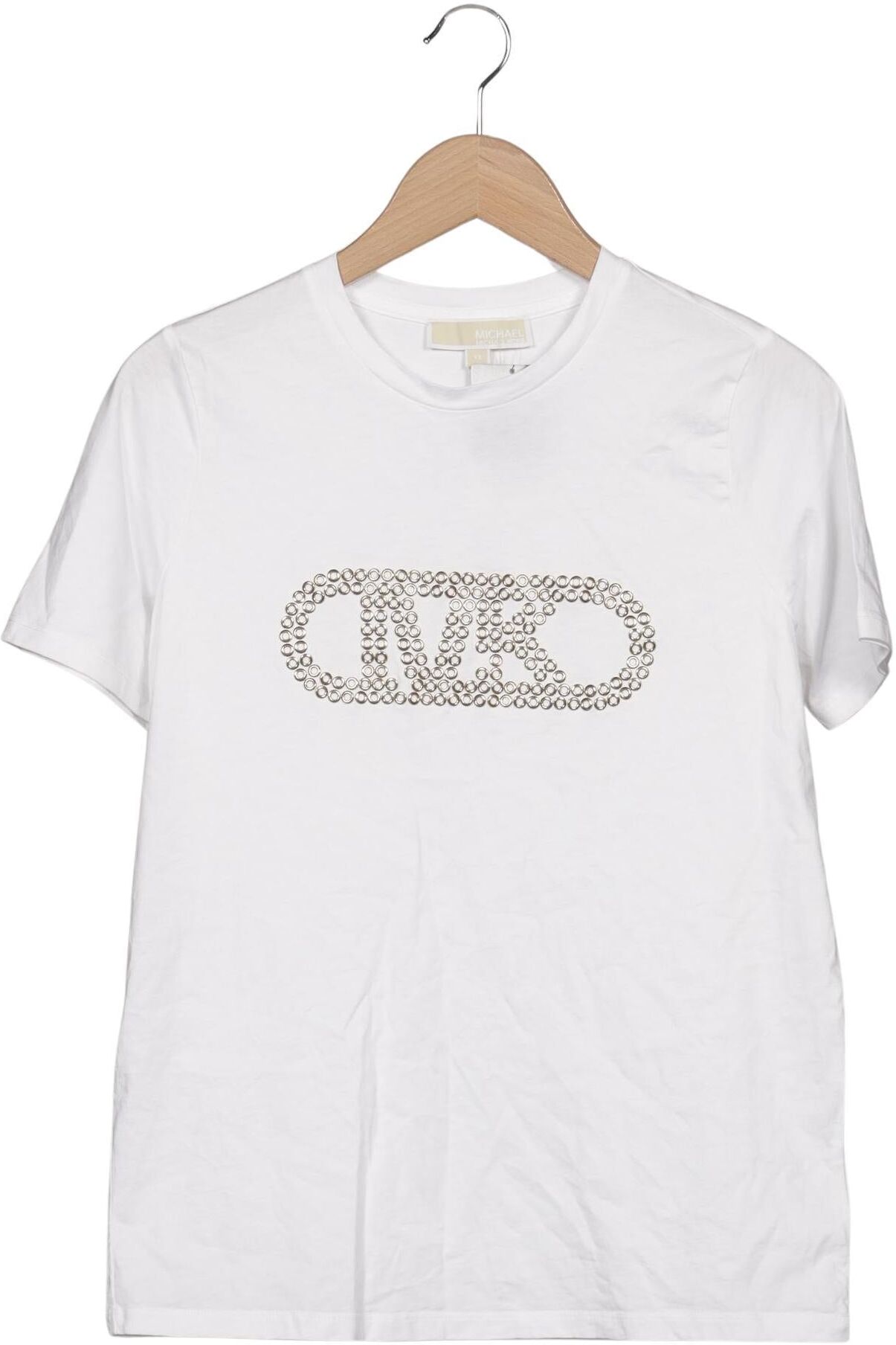 Michael Michael Kors Damen T-Shirt, Weiß, Gr. XS, Baumwolle - Second Hand