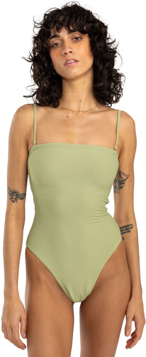 Badeanzug BILLABONG "Tanlines", Damen, Gr. XL, grün (avocado), Recycling-Polyester, Badeanzüge Badeanzug avocado XL