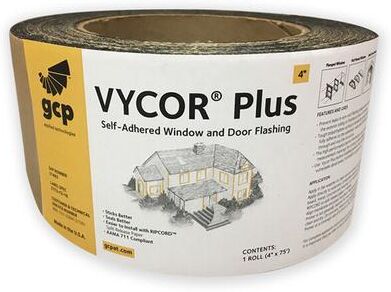 Grace Vycor Plus Self Adhered Flashing Tape 4 Inch - Single Item