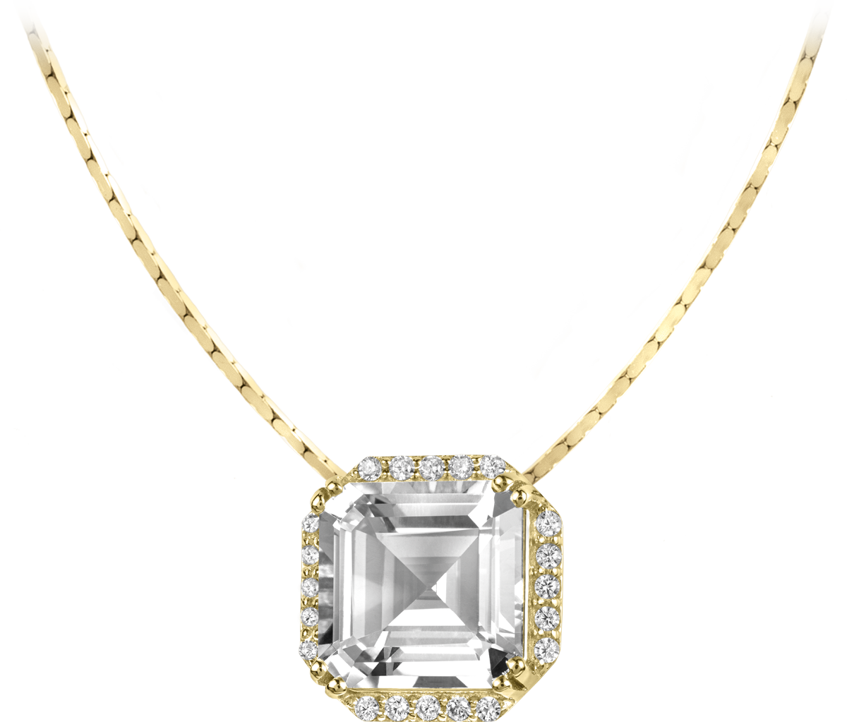 Jacques Lemans Kette Sterlingsilber vergoldet mit Zirkonia