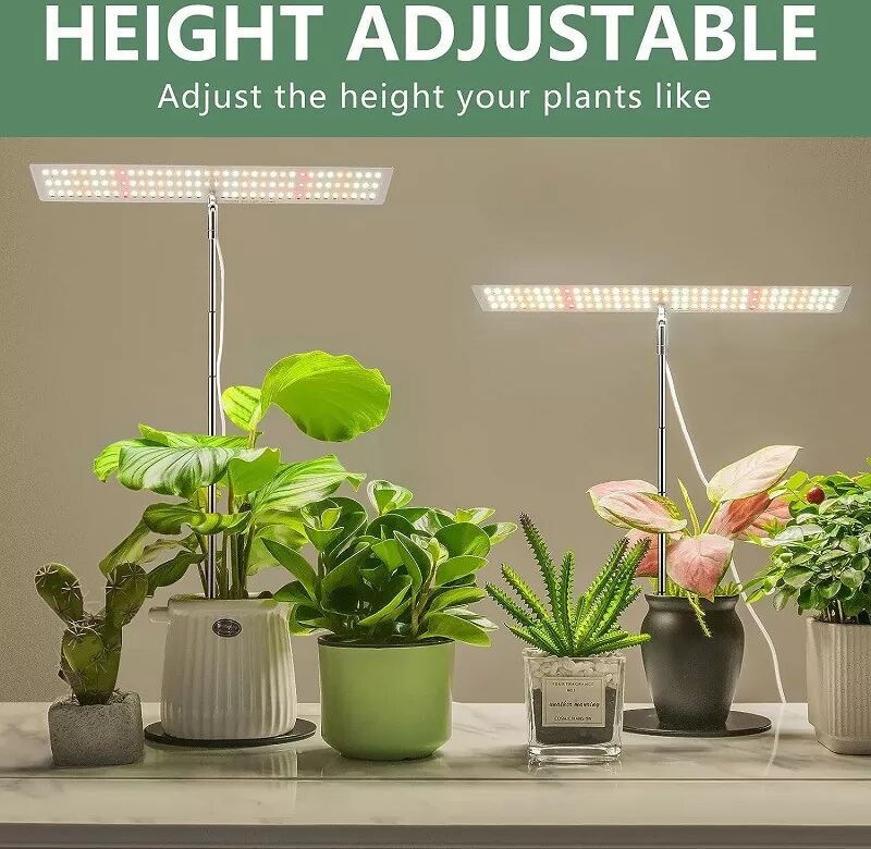 INF Lampe LED pour plantes avec 3 modes d'éclairage et variateur à 4 niveaux