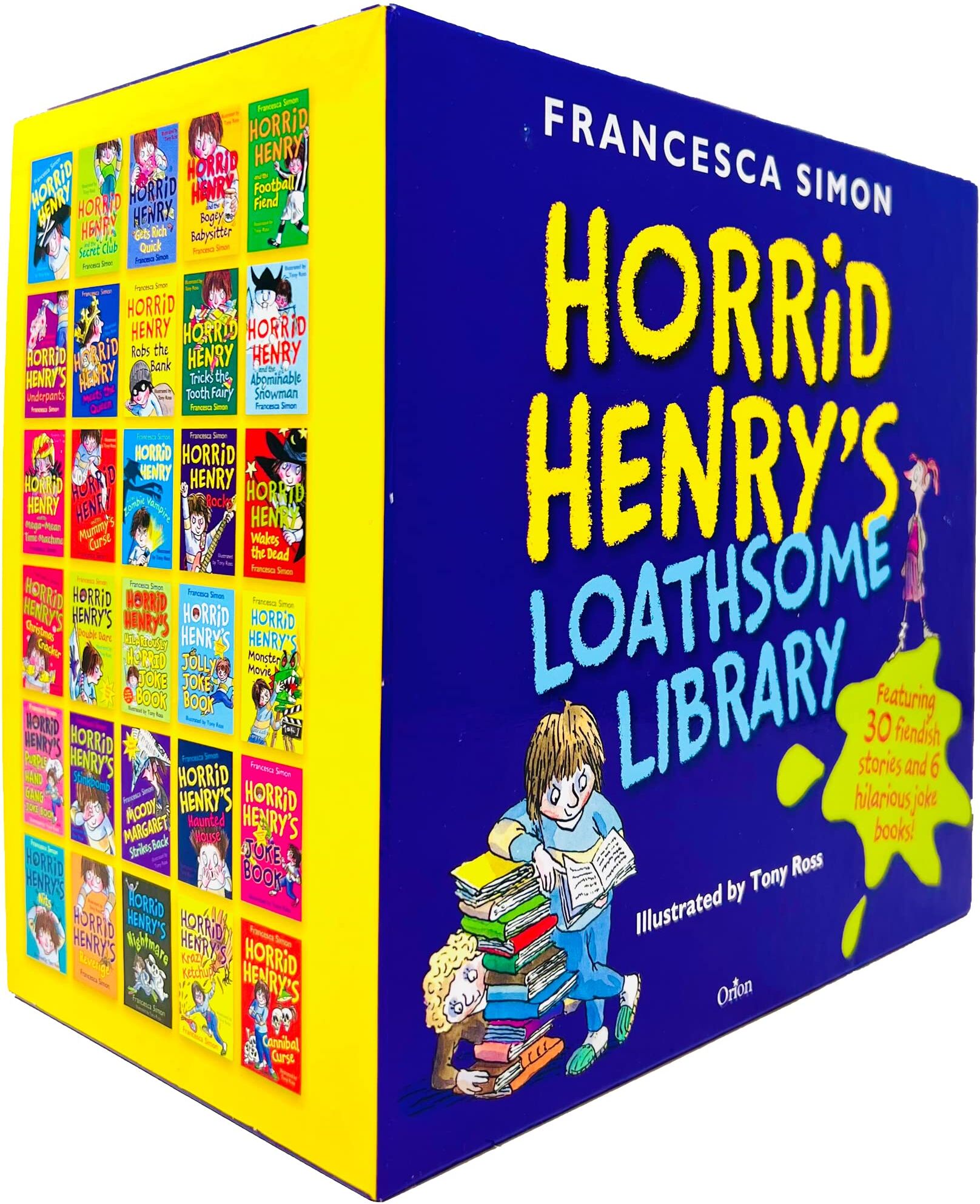 Orion Horrid Henry's Loathsome Library 30 Books Collection Set by Francesca Simon - Paperback - Ages 7-9 - Complete Series Box Set for Kids
