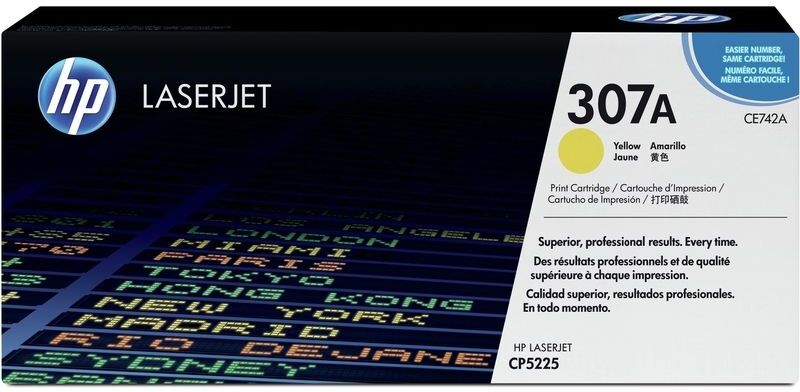 HP 307A (CE742A) - Jaune - Toner Jaune
