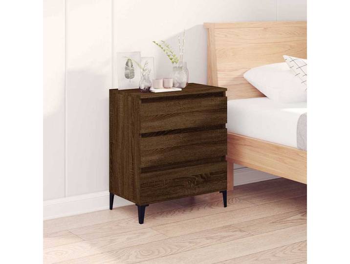vidaXL Sideboard vidaXL Sideboard Braun Eichen-Optik 60x35x70 cm Holzwerkstoff