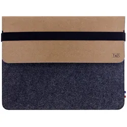 T'nB Notebook bags (14"), Notebooktasche, Grau, Braun