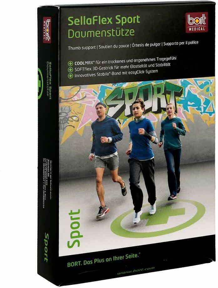 Bort Sellaflex Daumenstütze Sport L schwarz-grün