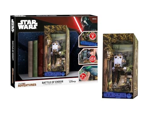 Revell Tiny Adventures Star Wars Battle of Endor 3D houten miniatuur knutselset met ledverlichting