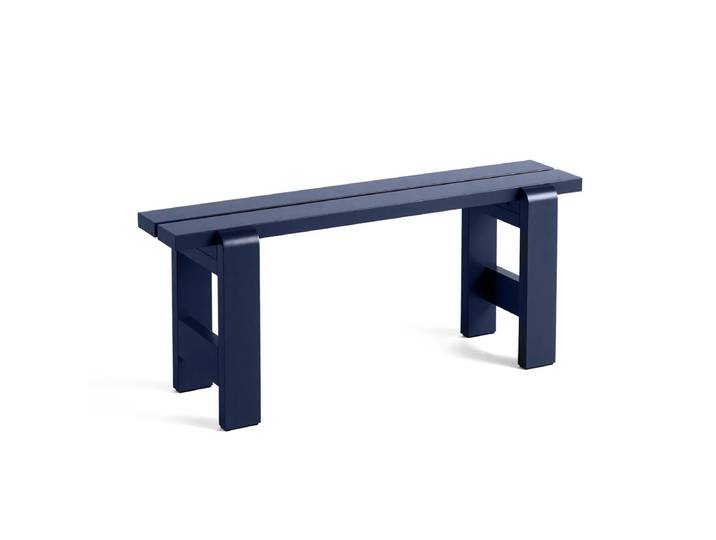 HAY - Weekday Bank, L 111 cm, steel blue