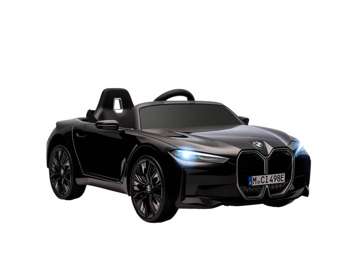 ComfortXL Kinderauto De-06244 aufladbar mit Fernbedienung und Multimedia-Player Schwarz, Kunststoff, Metall, 67x45x115 cm, Freizeit & Co, Gartenspielzeug, Kinder-Elektrofahrzeuge