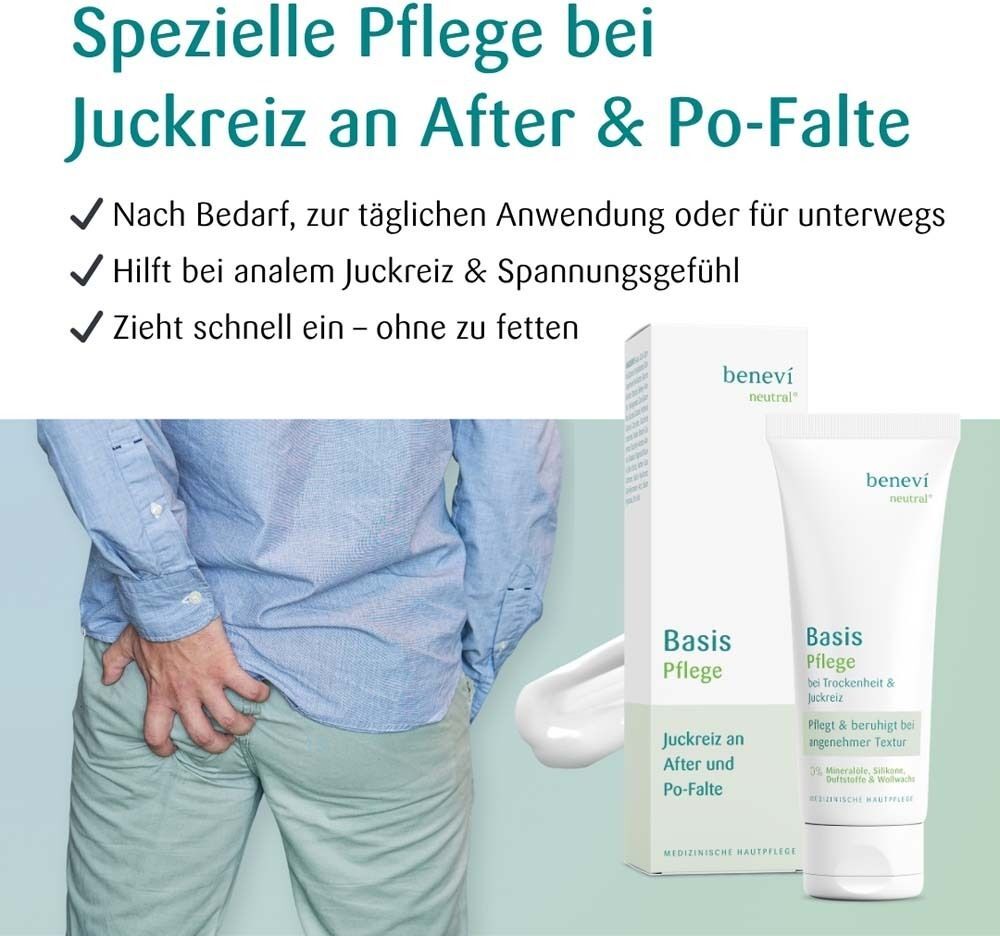 Benevi Basispflege After Po-Falte & Anal Juckreiz 75 ml Creme